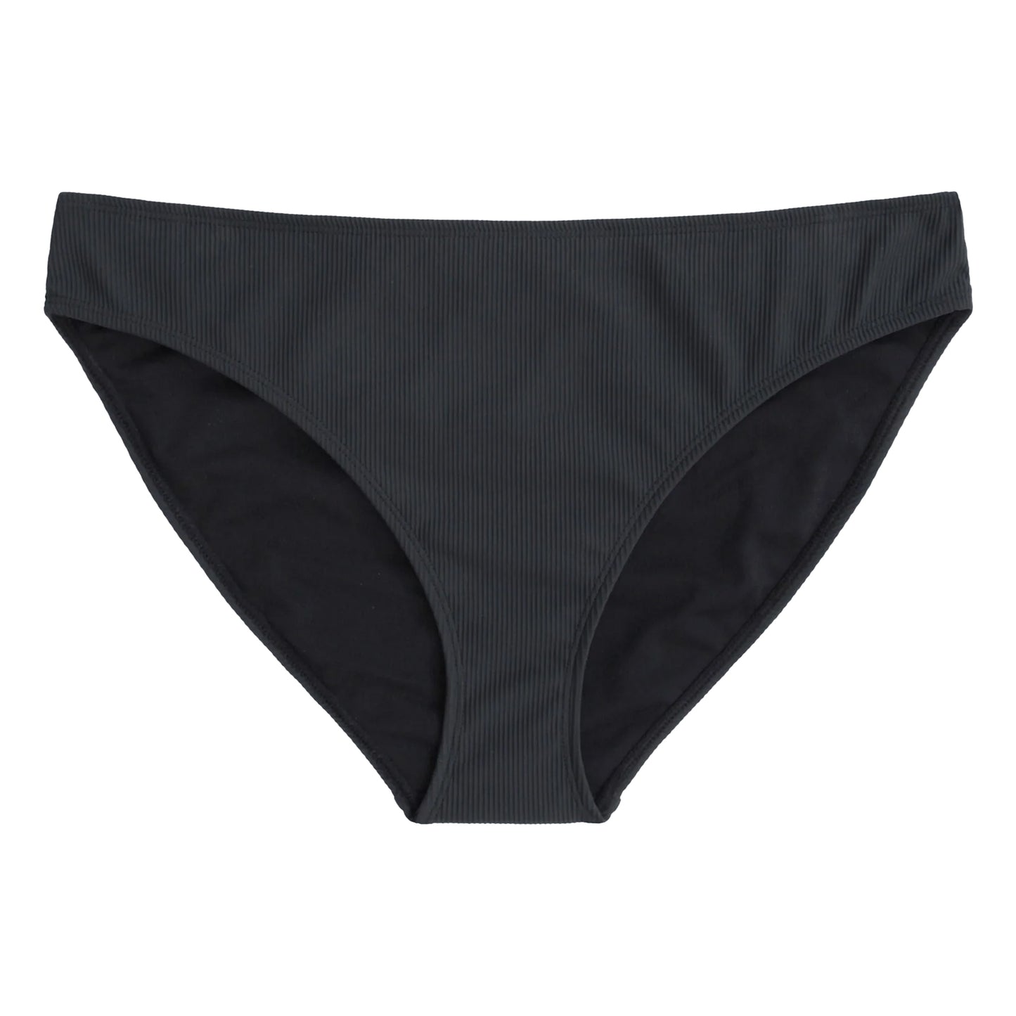 Black - Front - Animal Womens-Ladies Florence Ribbed Bikini Bottoms
