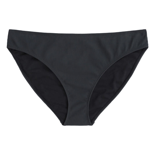 Black - Front - Animal Womens-Ladies Florence Ribbed Bikini Bottoms