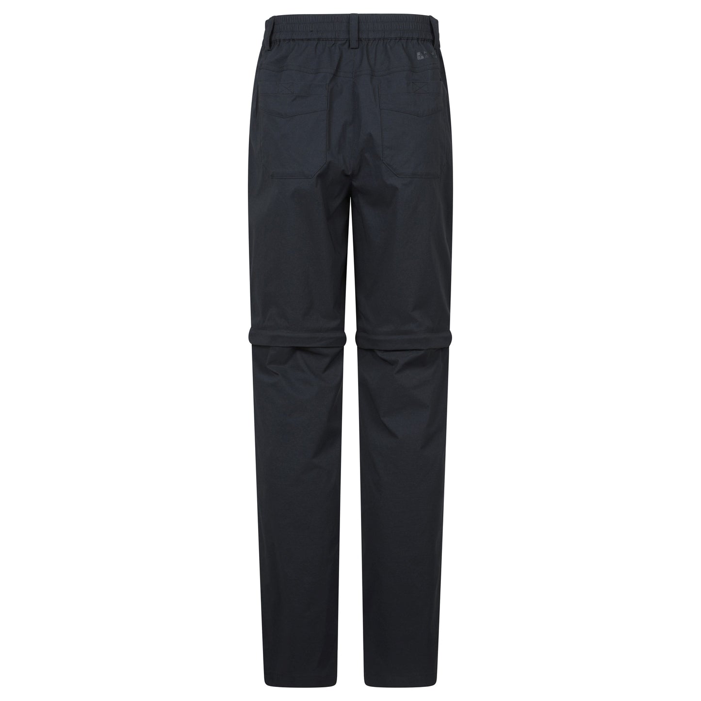 Black - Back - Mountain Warehouse Womens-Ladies Delta Stretch Zip-Off Trousers