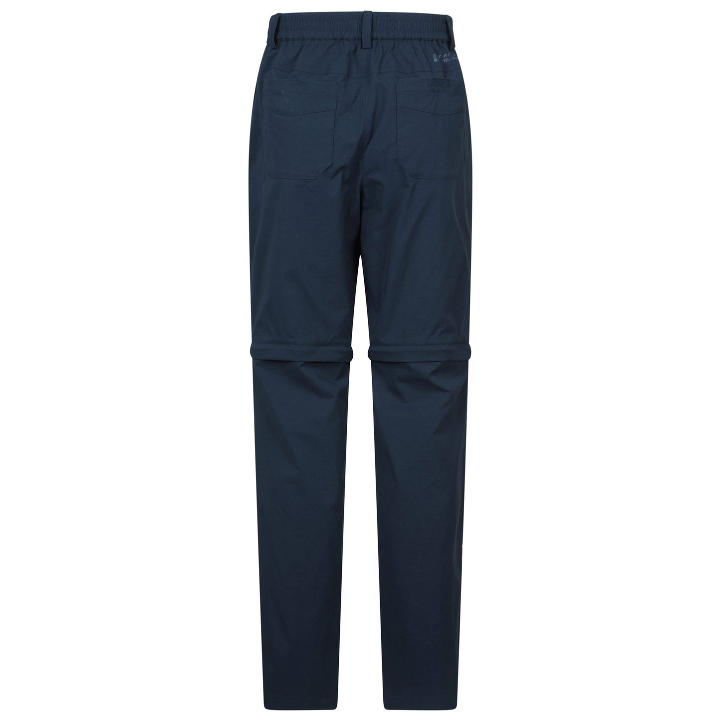 Navy - Back - Mountain Warehouse Womens-Ladies Delta Stretch Zip-Off Trousers