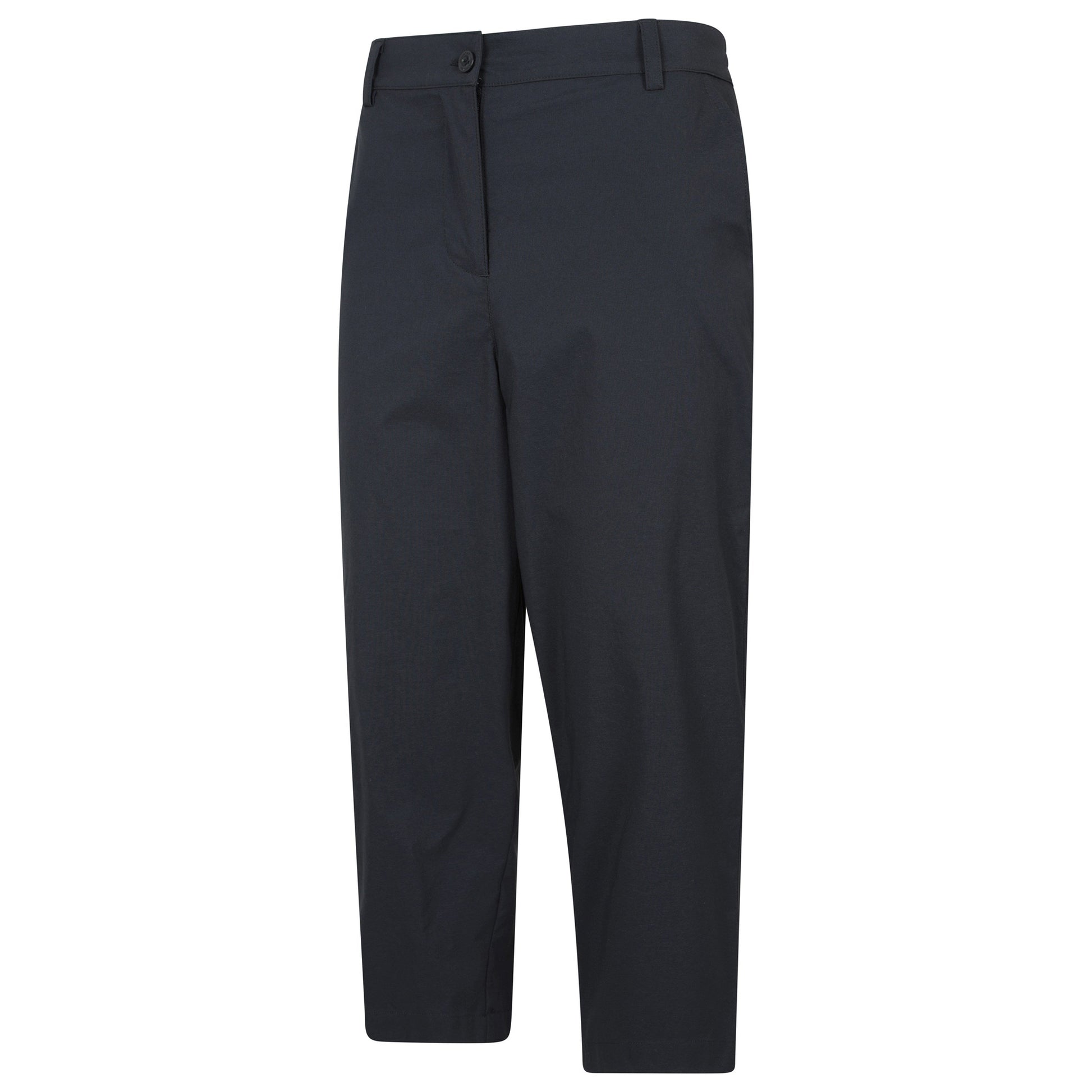 Black - Side - Mountain Warehouse Womens-Ladies Delta Stretch Capri Trousers
