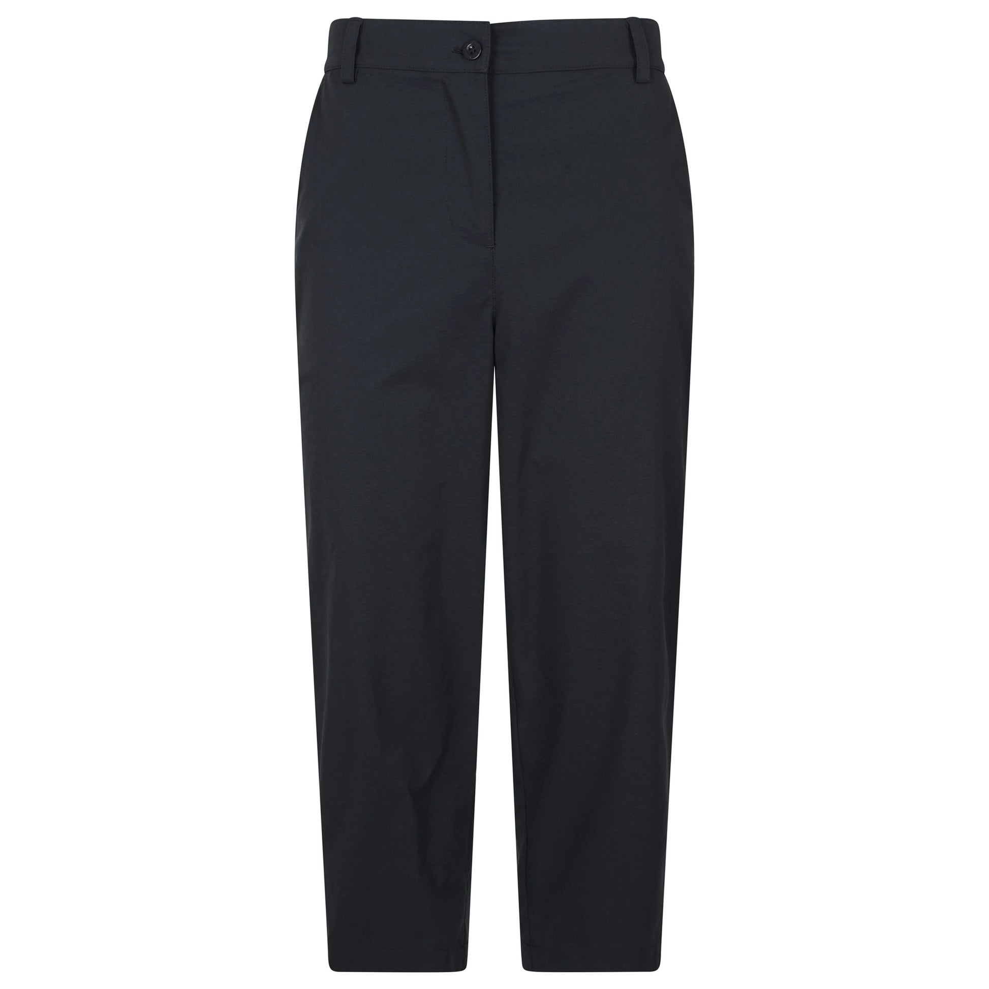 Black - Front - Mountain Warehouse Womens-Ladies Delta Stretch Capri Trousers
