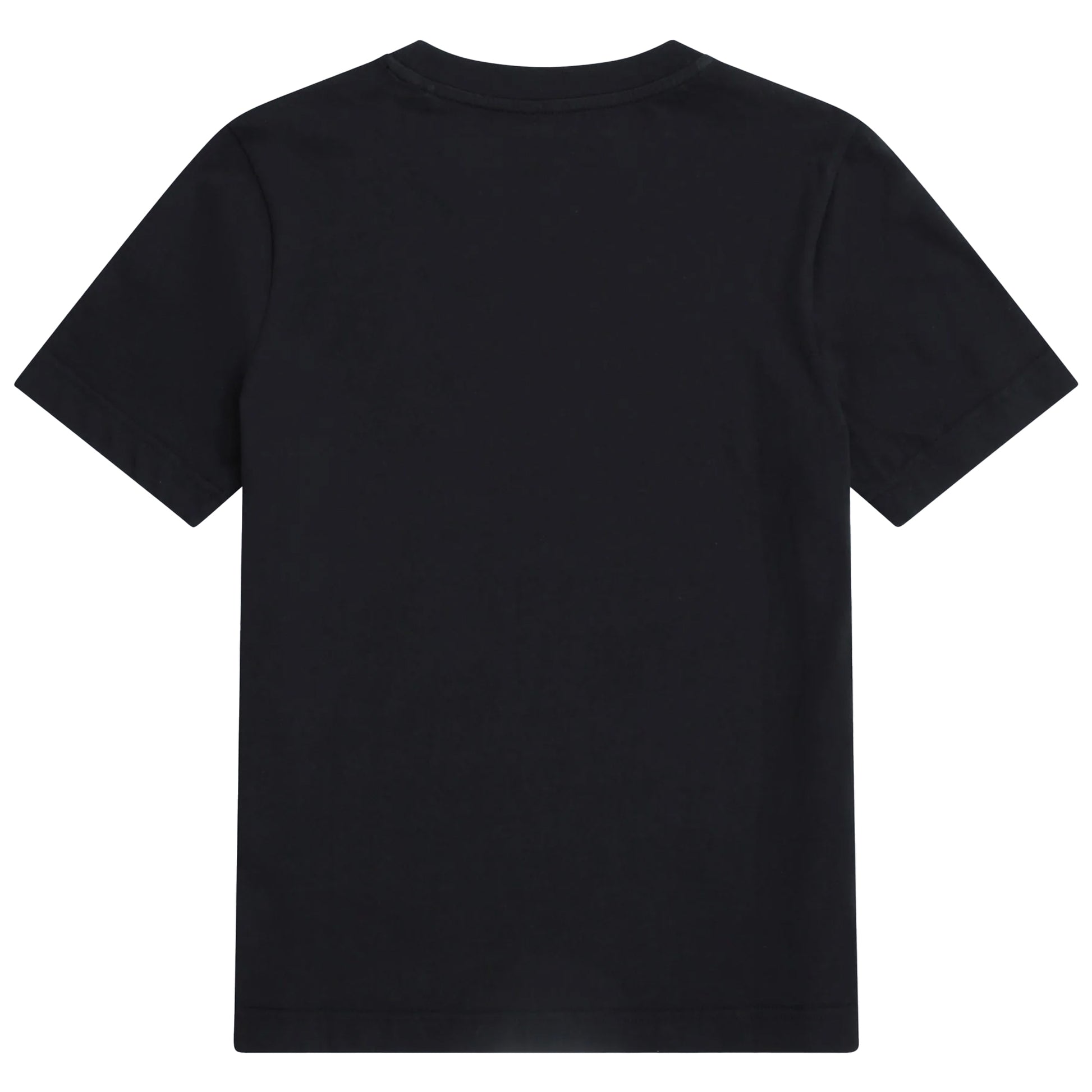 Black - Back - Animal Womens-Ladies Plain T-Shirt