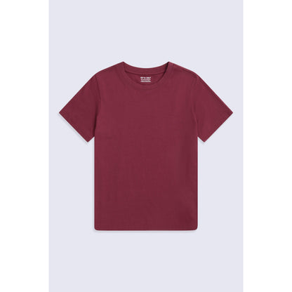 Burgundy - Front - Animal Womens-Ladies Plain T-Shirt
