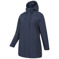 Navy - Side - Mountain Warehouse Womens-Ladies Foxtail Waterproof Fleece Lined Jacket