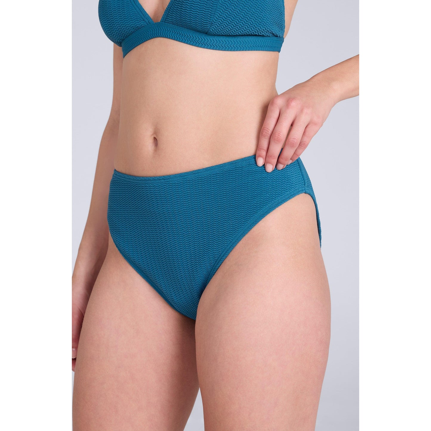 Teal - Front - Animal Womens-Ladies Bikini Bottoms