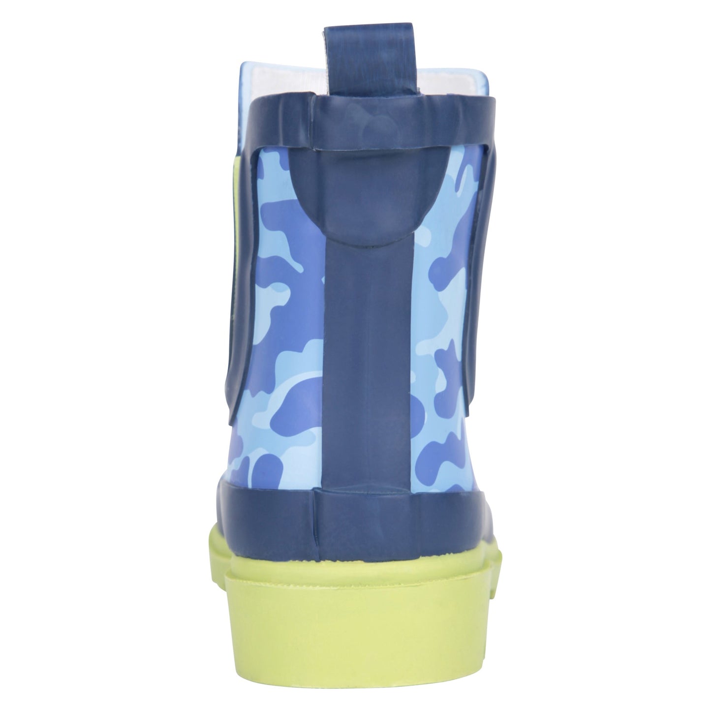 Blue - Back - Mountain Warehouse Childrens-Kids Lolly Camouflage Rubber Wellington Boots