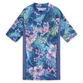 Purple - Front - Animal Childrens-Kids Daisy Rash Top