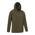 Khaki - Side - Mountain Warehouse Mens Essentials Fleece Hoodie