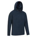 Navy - Side - Mountain Warehouse Mens Essentials Fleece Hoodie