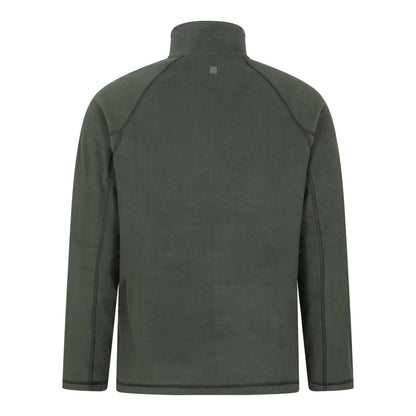Khaki Green - Back - Mountain Warehouse Mens Ashbourne Full Zip Fleece Jacket
