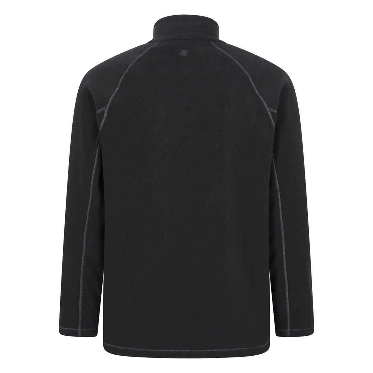Black - Back - Mountain Warehouse Mens Ashbourne Full Zip Fleece Jacket