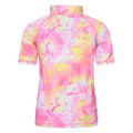 Coral - Back - Mountain Warehouse Childrens-Kids Tie Dye Short-Sleeved Rash Top