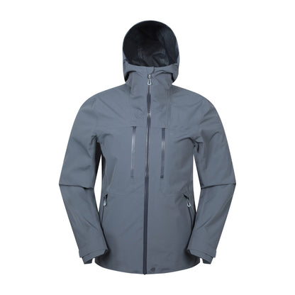 Dark Grey - Front - Mountain Warehouse Mens Kailash 2.5 Layer Waterproof Jacket