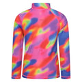 Bright Orange - Back - Mountain Warehouse Childrens-Kids Abstract Long-Sleeved Rash Top