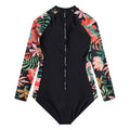 Black - Back - Animal Womens-Ladies Isabella One Piece Swimsuit