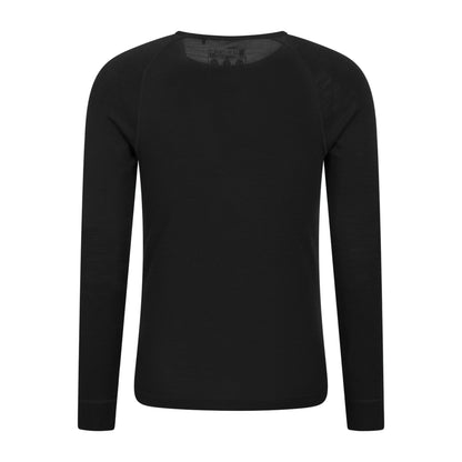 Dark Green - Front - Mountain Warehouse Mens Merino Wool Thermal Top