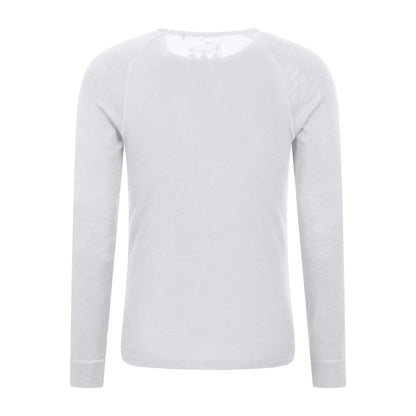 White - Back - Mountain Warehouse Mens Merino Wool Thermal Top