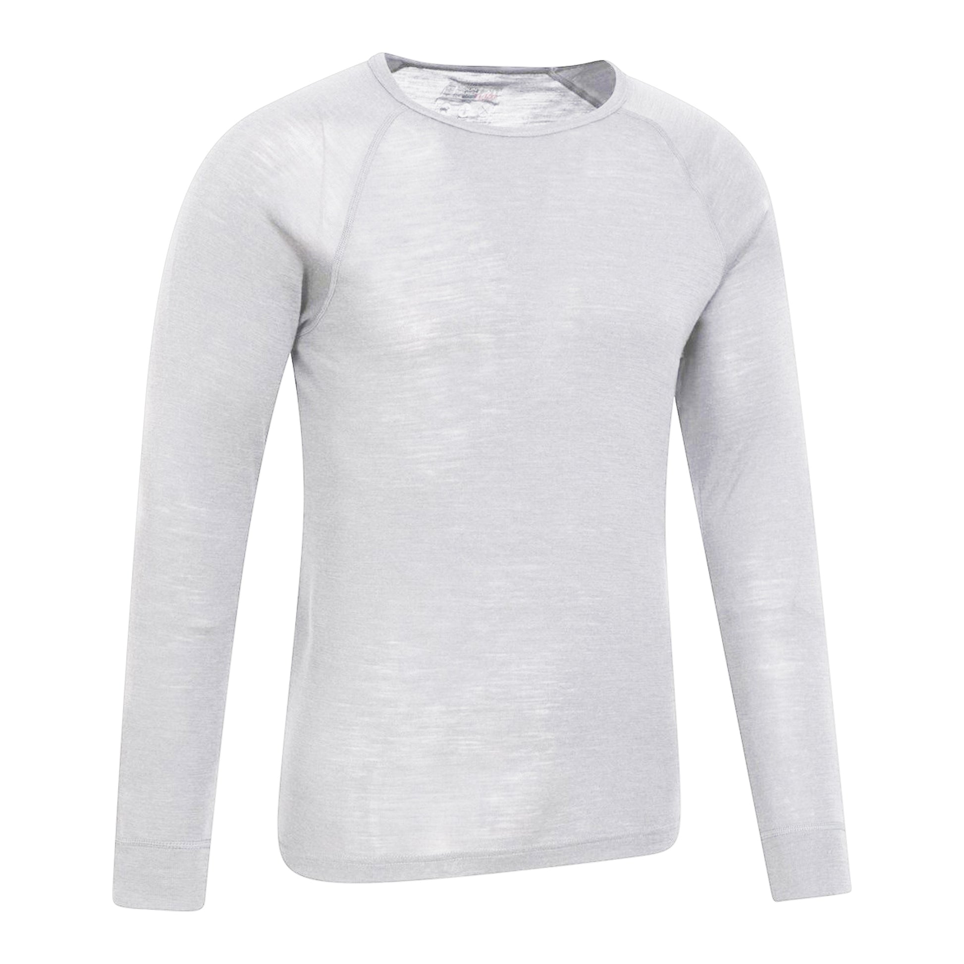 White - Side - Mountain Warehouse Mens Merino Wool Thermal Top