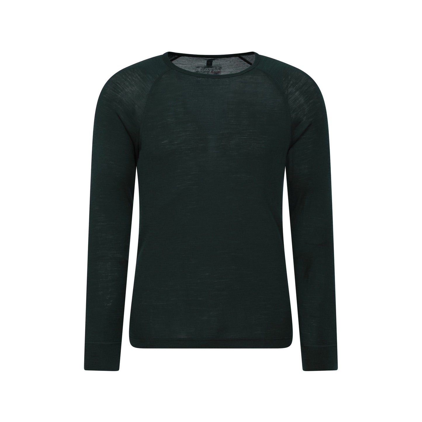 Dark Green - Back - Mountain Warehouse Mens Merino Wool Thermal Top