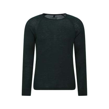 Dark Green - Back - Mountain Warehouse Mens Merino Wool Thermal Top