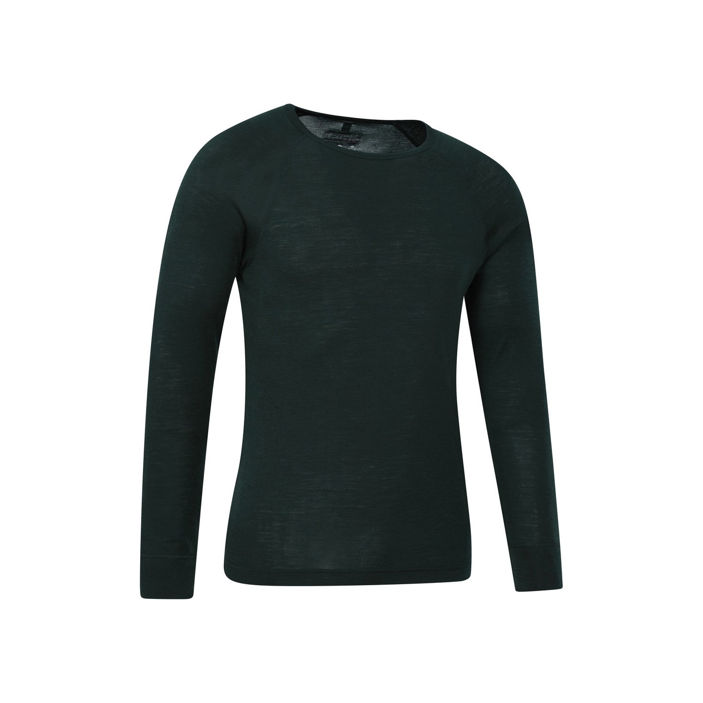Dark Green - Lifestyle - Mountain Warehouse Mens Merino Wool Thermal Top
