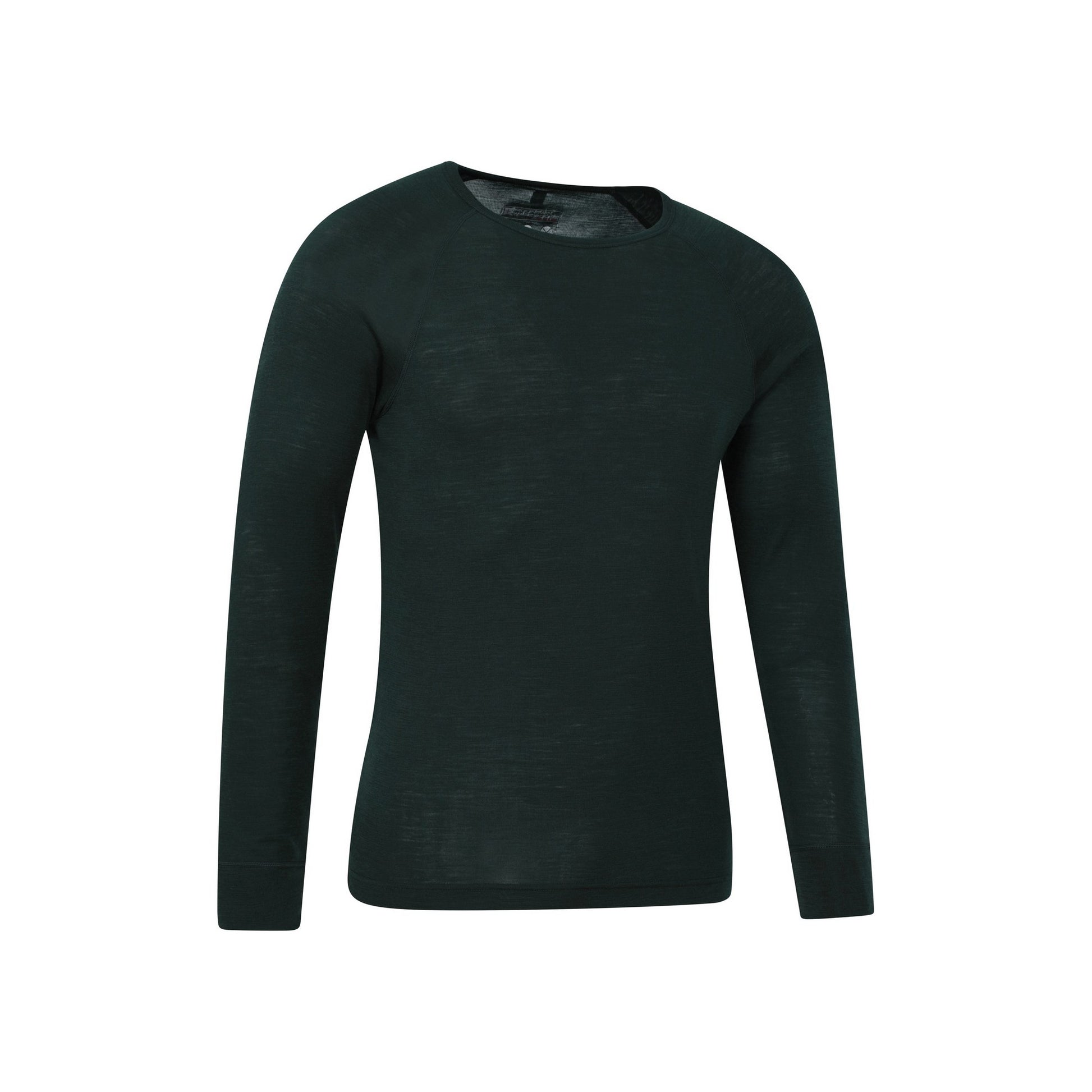 Dark Green - Lifestyle - Mountain Warehouse Mens Merino Wool Thermal Top