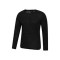 Black - Side - Mountain Warehouse Mens Merino Wool Thermal Top