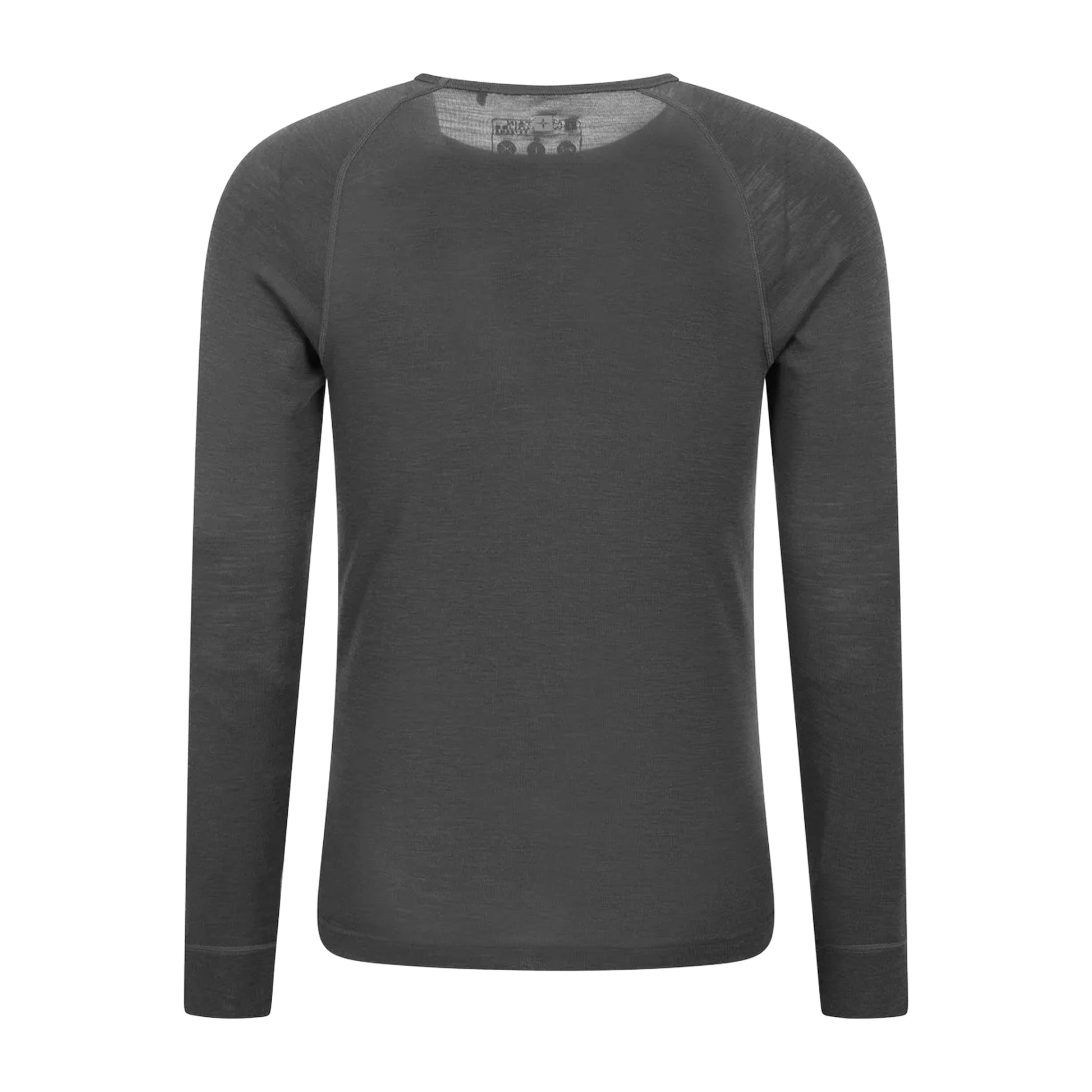 Grey - Back - Mountain Warehouse Mens Merino Wool Thermal Top