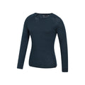 Dark Grey - Side - Mountain Warehouse Mens Merino Wool Thermal Top
