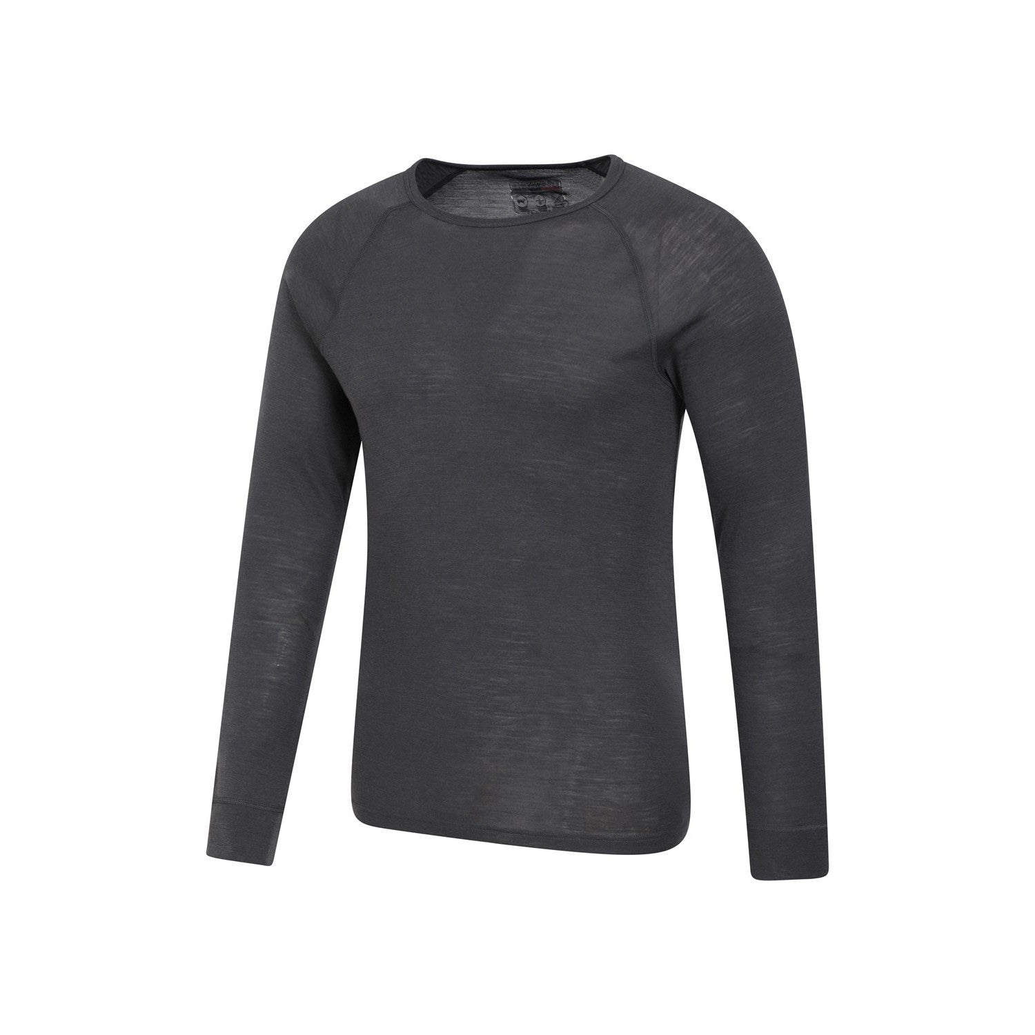 Grey - Lifestyle - Mountain Warehouse Mens Merino Wool Thermal Top
