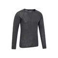 Grey - Back - Mountain Warehouse Mens Merino Wool Thermal Top
