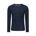 Navy - Front - Mountain Warehouse Mens Merino Wool Thermal Top