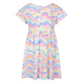 Light Purple - Front - Mountain Warehouse Childrens-Kids Mountain Essentials Lora Wave Pattern Dress