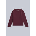 Burgundy - Front - Animal Womens-Ladies Ashleigh Long-Sleeved T-Shirt