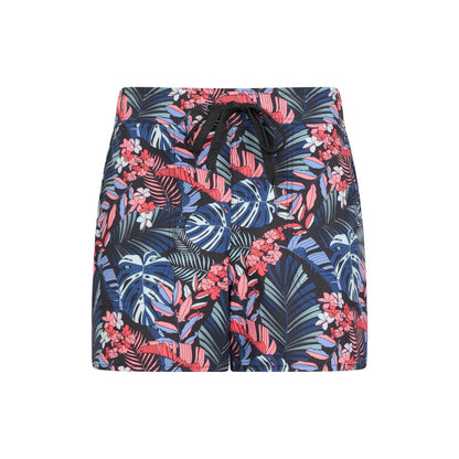 Blue - Front - Mountain Warehouse Womens-Ladies Patterned Stretch Swim Shorts