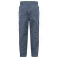 Grey - Back - Mountain Warehouse Childrens-Kids Expedition Ripstop Anti-Stain Cargo Trousers