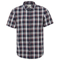 Blue - Front - Mountain Warehouse Mens Trace Flannel Short-Sleeved Shirt