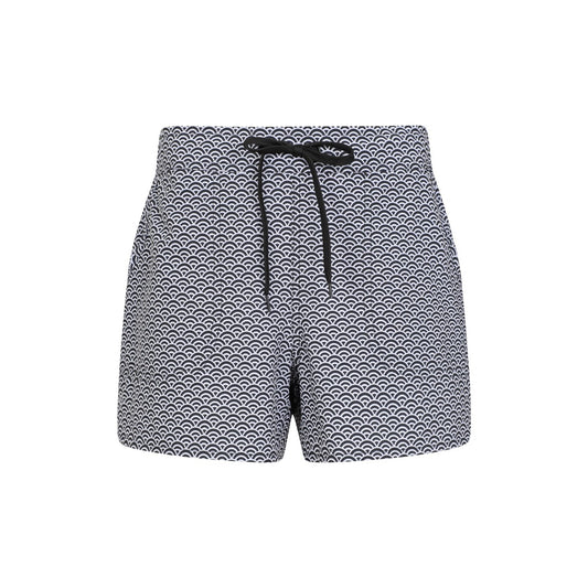 Black - Front - Mountain Warehouse Womens-Ladies Patterned Stretch Swim Shorts