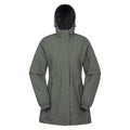Green - Front - Mountain Warehouse Womens-Ladies Rainfall Waterproof Jacket