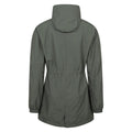 Green - Back - Mountain Warehouse Womens-Ladies Rainfall Waterproof Jacket