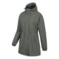 Green - Lifestyle - Mountain Warehouse Womens-Ladies Rainfall Waterproof Jacket