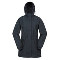 Black - Front - Mountain Warehouse Womens-Ladies Rainfall Waterproof Jacket