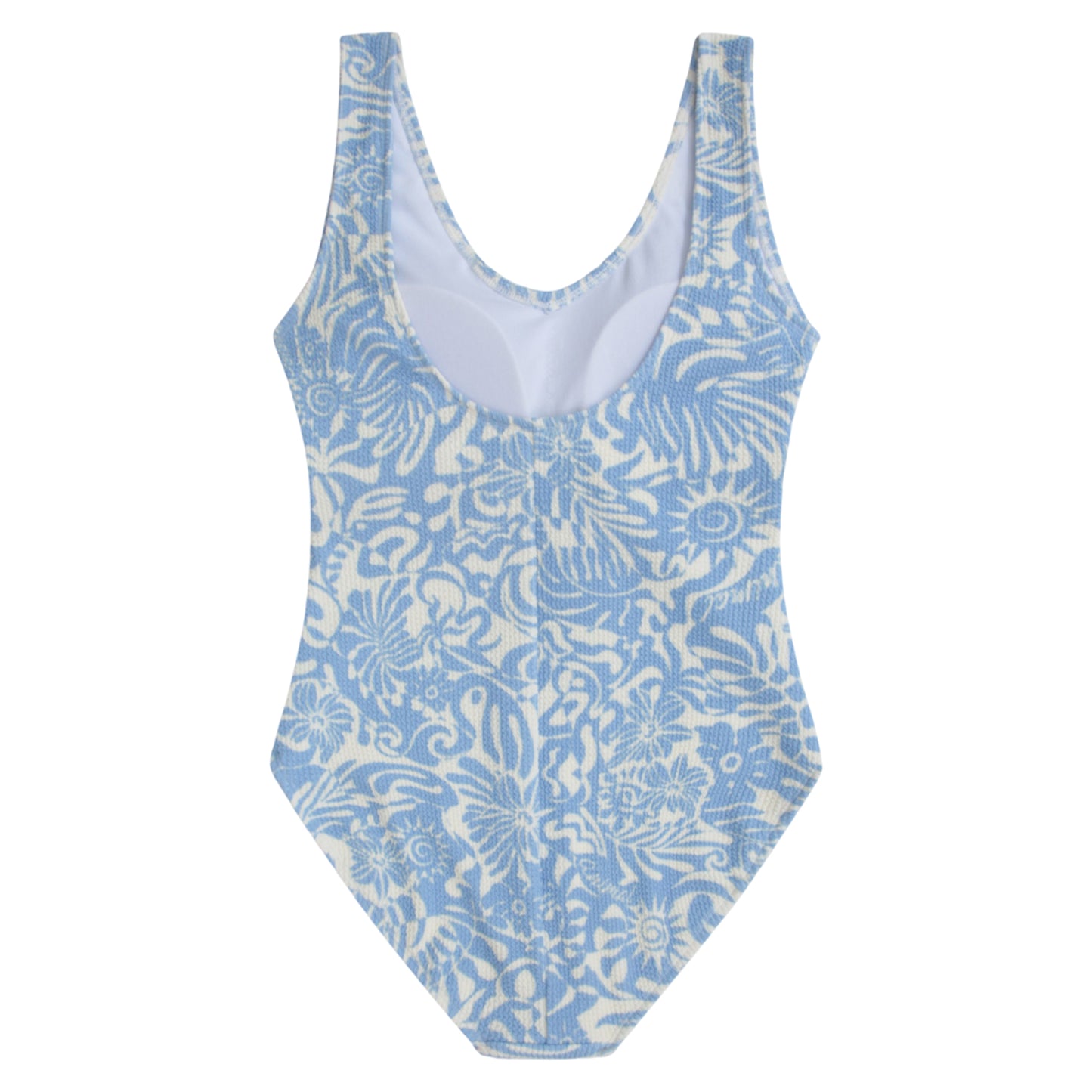 Light Blue - Front - Animal Womens-Ladies Lea One Piece Swimsuit