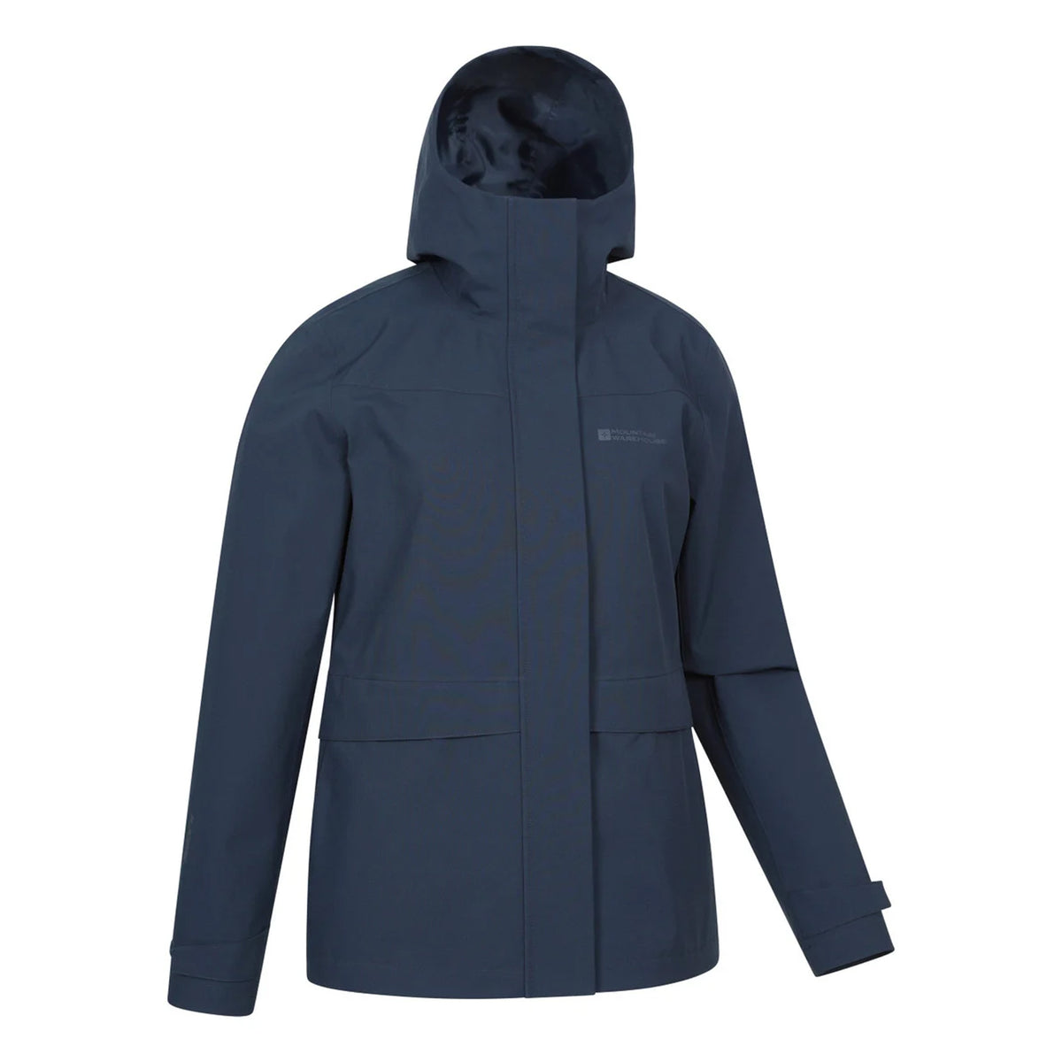 Navy - Side - Mountain Warehouse Womens-Ladies April Waterproof Jacket