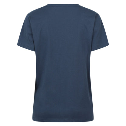 Navy - Back - Mountain Warehouse Womens-Ladies Relaxed Fit T-Shirt