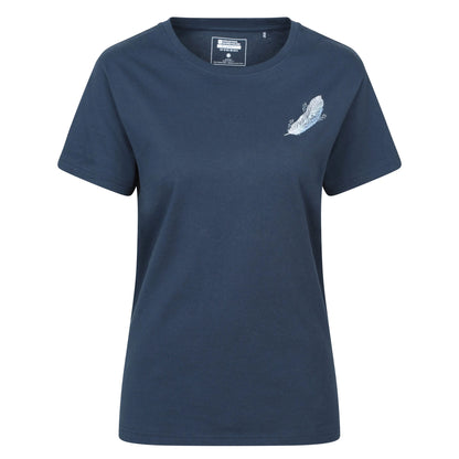 Navy - Front - Mountain Warehouse Womens-Ladies Relaxed Fit T-Shirt