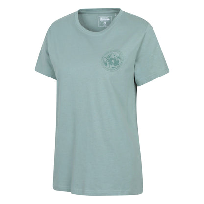 Khaki Green - Lifestyle - Mountain Warehouse Womens-Ladies Mountain Relaxed Fit T-Shirt