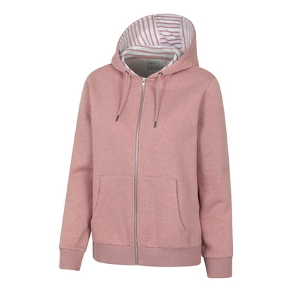 Rust - Side - Mountain Warehouse Womens-Ladies Penzance Full Zip Hoodie