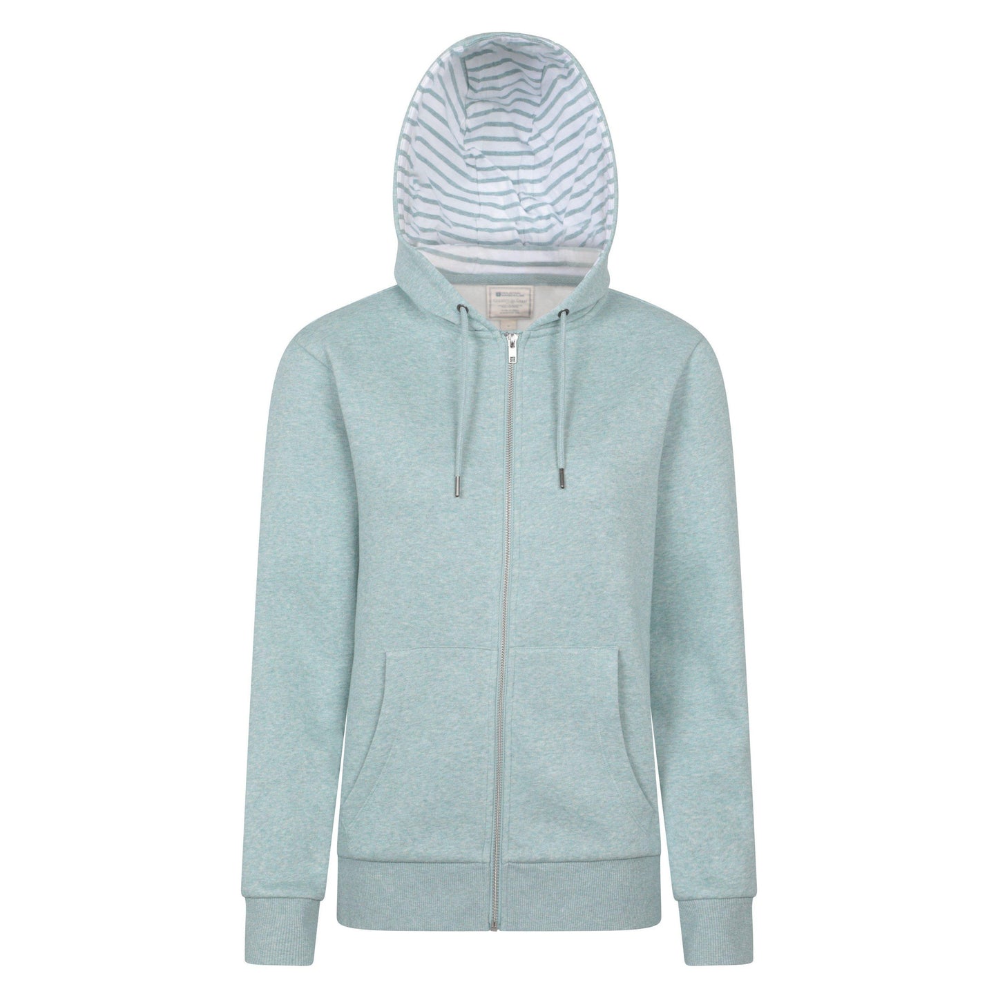 Pale Green - Front - Mountain Warehouse Womens-Ladies Penzance Full Zip Hoodie